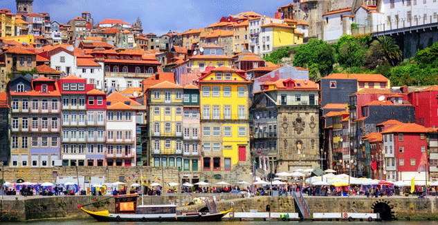 Ruas famosas na cidade do Porto