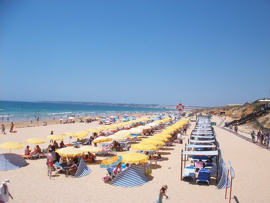 Praia da Gal Albufeira no Algarve