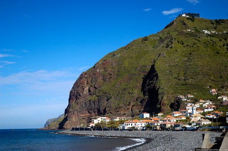 Praia da Madalena do Mar ilha da Madeira