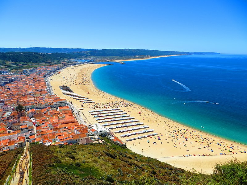 Praia da Nazar das melhores praias de Portugal