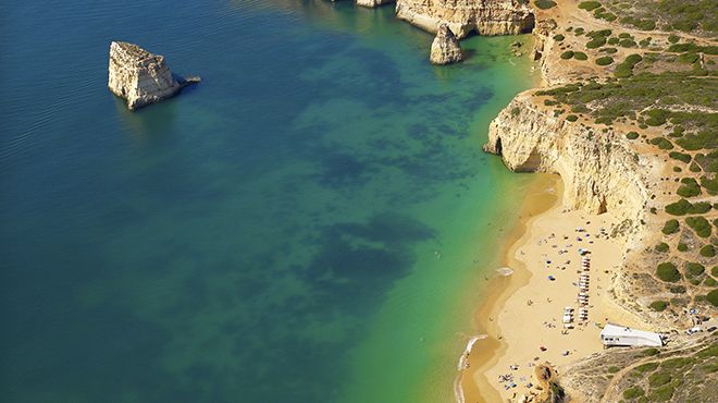 Praia dos Caneiros Ferragudo Lagoa Algarve