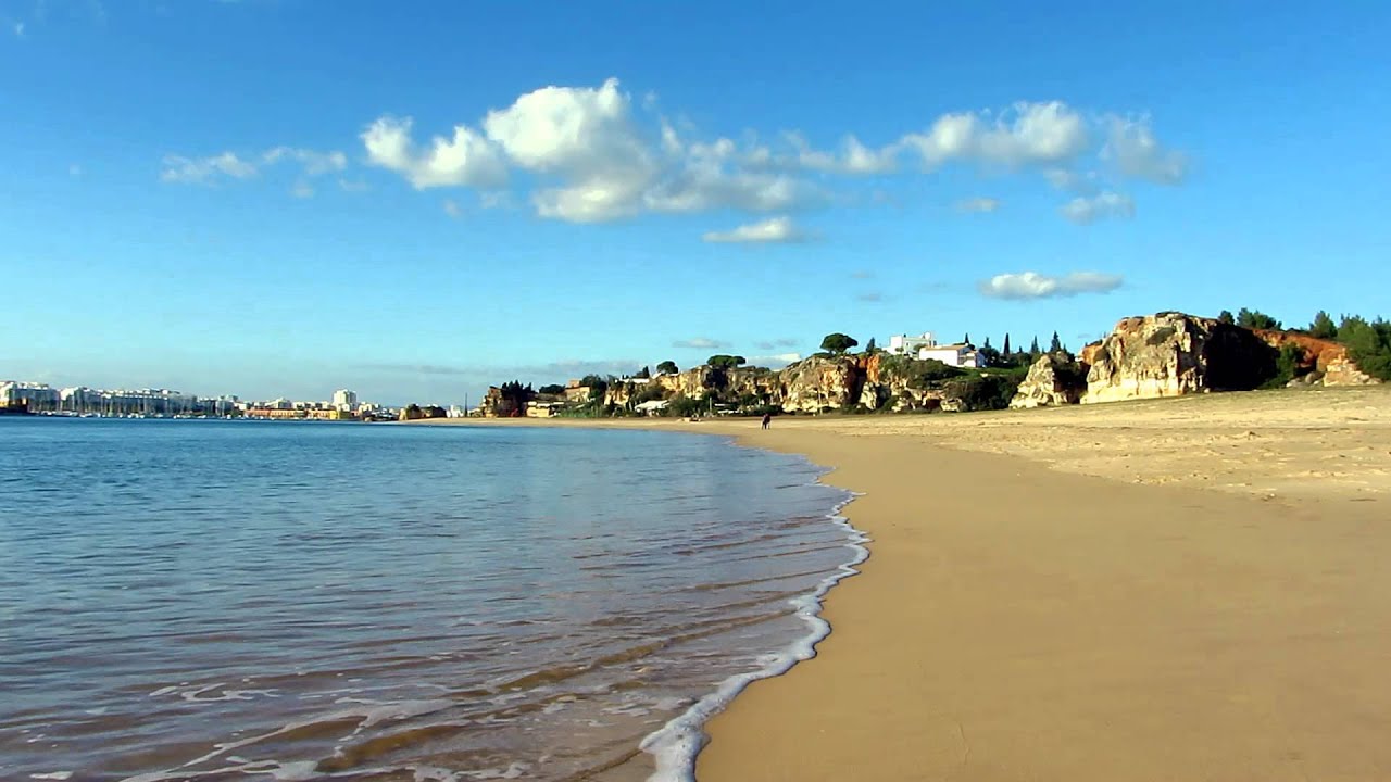 Praia Grande Lagoa Ferragudo no Algarve