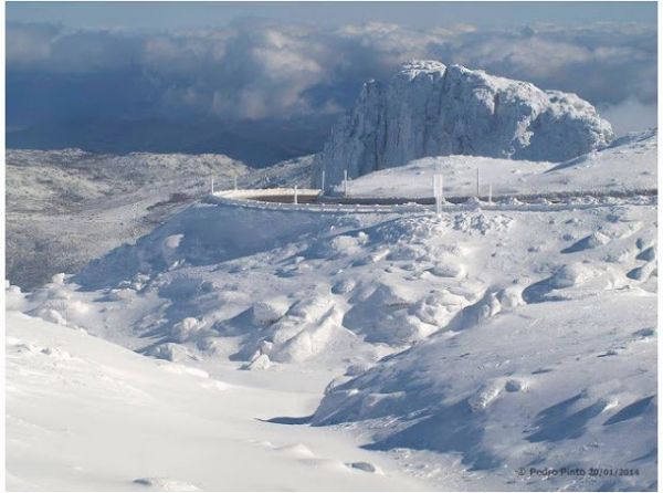 A Serra da Estrela recebeu o maior nevão nas últimas horas