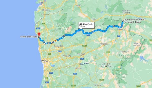 De Bragança a Viana do Castelo 280km é a estrada mais bonita do norte de Portugal