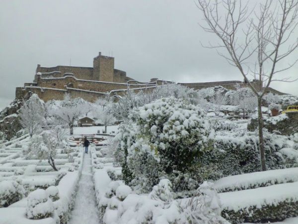 Alentejo acordou cheio de neve na pequena vila com 50 habitantes