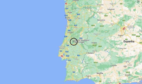 Aqui fica o centro de Portugal Picoto da Melriça este ponto que é o centro de Portugal